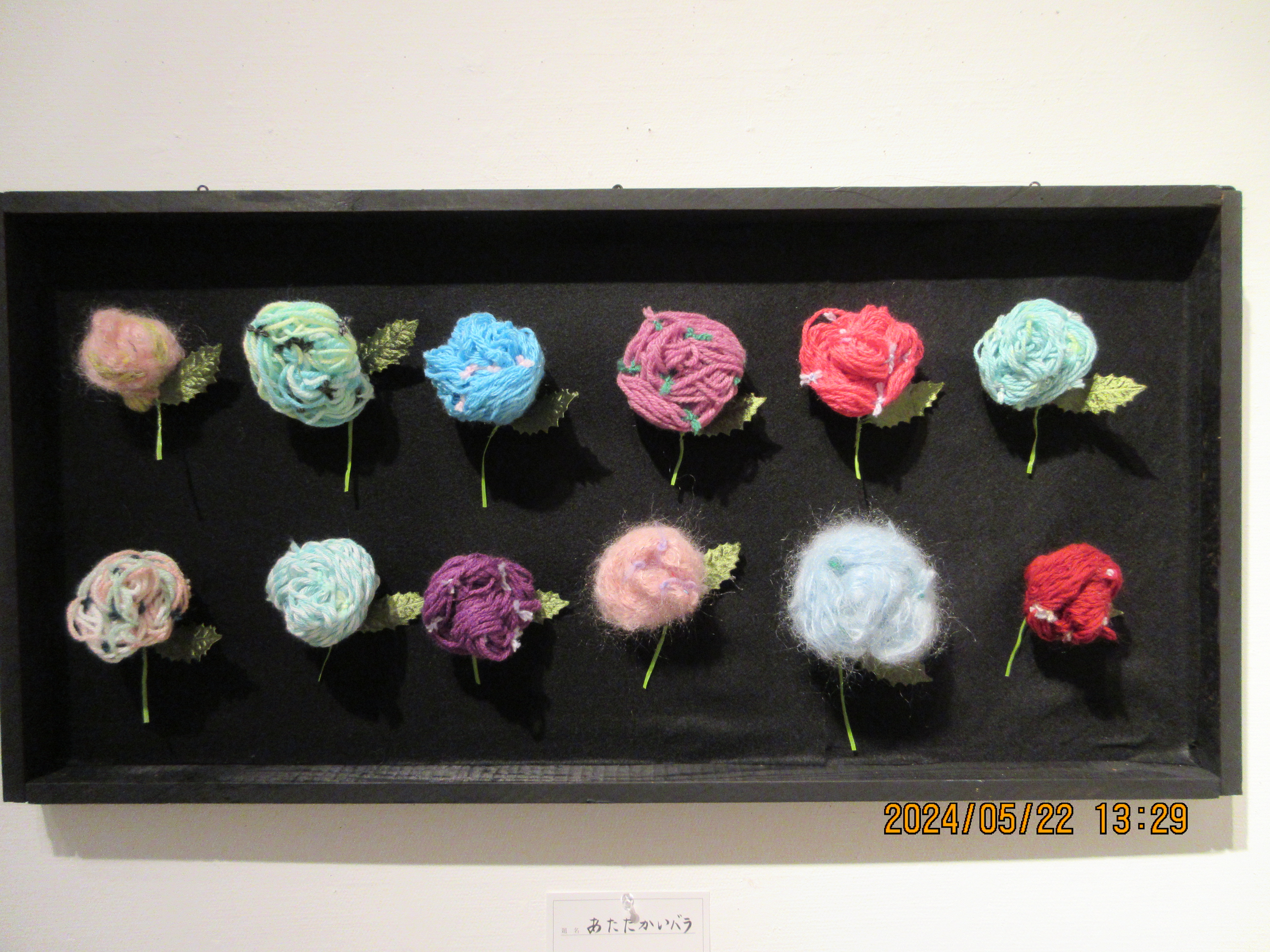 「あたたかいバラ」市美展入選‼