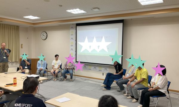 就職者との交流会