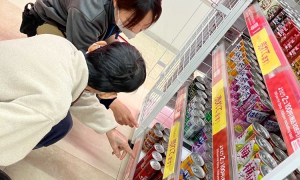 買い物に挑戦！