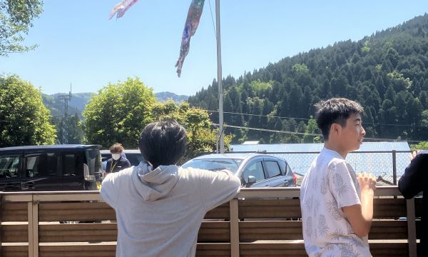 大空はばたくこいのぼり！🎏